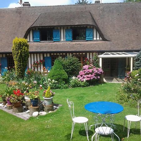 Chez Catherine - Chaumiere Normande Theuville-aux-Maillots ภายนอก รูปภาพ